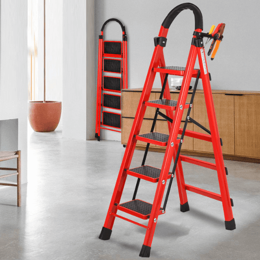 5 Step Foldable Steel Ladder