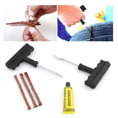 Compact Tire Emergency Repair Kit for Cars and Motorcycles