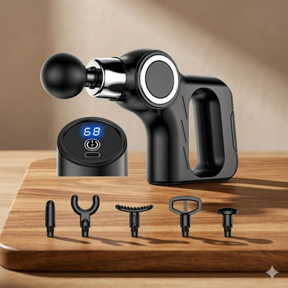 Portable Electric Muscle Massage Gun with LCD Screen