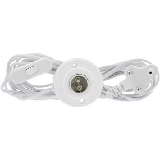10m E27 Lamp Extension Cord with Switch