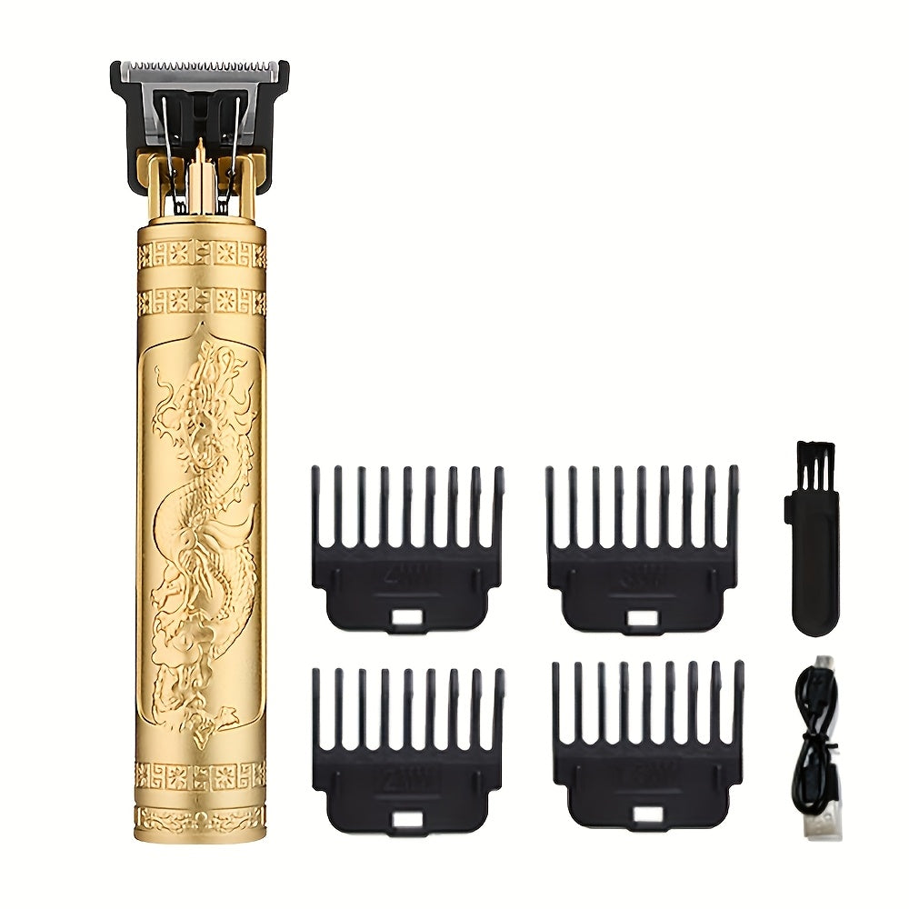 Men's 4-Piece Electric Hair Clipper and Shaver Grooming Set