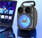 3-Inch Portable Wireless Bluetooth Speaker with RGB LED Lighting