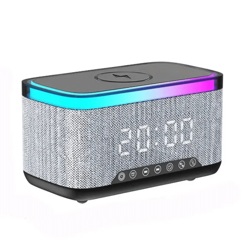 Smart Multifunction Alarm Clock with Bluetooth Speaker