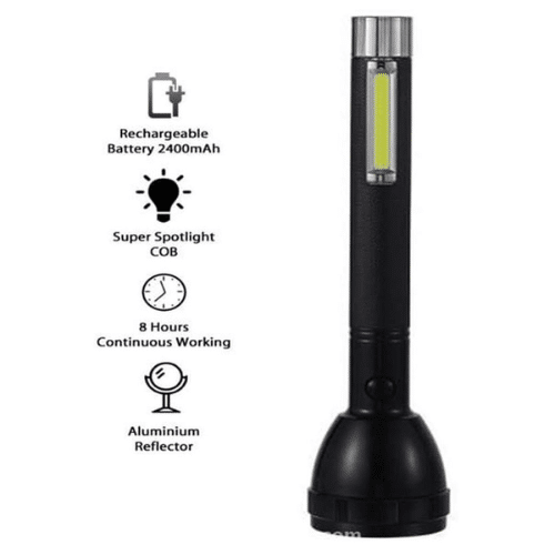 High-Power Rechargeable LED Flashlight