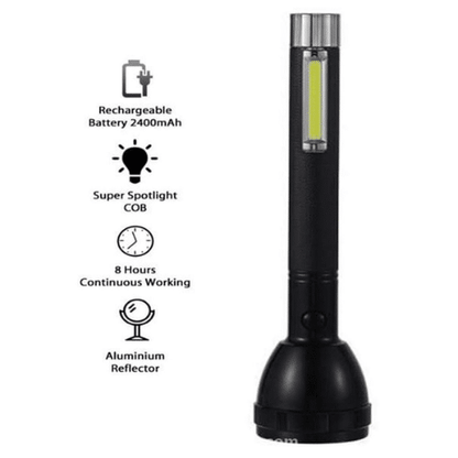 High-Power Rechargeable LED Flashlight