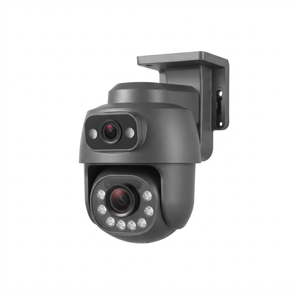 Outdoor Dual-Lens PTZ Security Camera