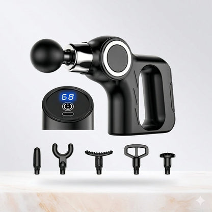 Portable Electric Muscle Massage Gun with LCD Screen