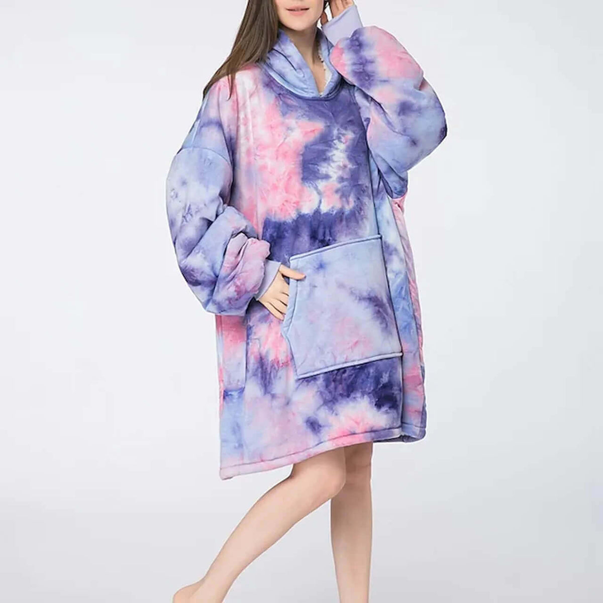 Unisex Oversized Plush Blanket Hoodie