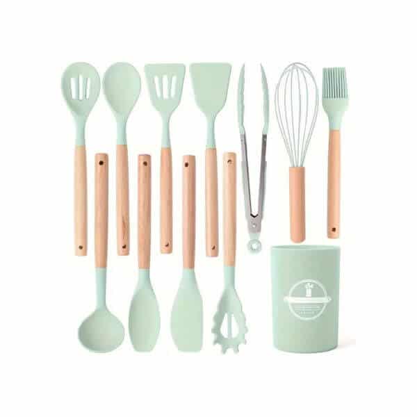 12-Piece Silicone Kitchen Utensil Cooking Tool Set
