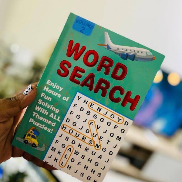 Educational Large Print Word Search Puzzle Book