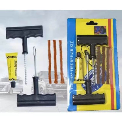 Compact Tire Emergency Repair Kit for Cars and Motorcycles