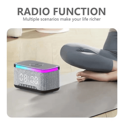 Smart Multifunction Alarm Clock with Bluetooth Speaker