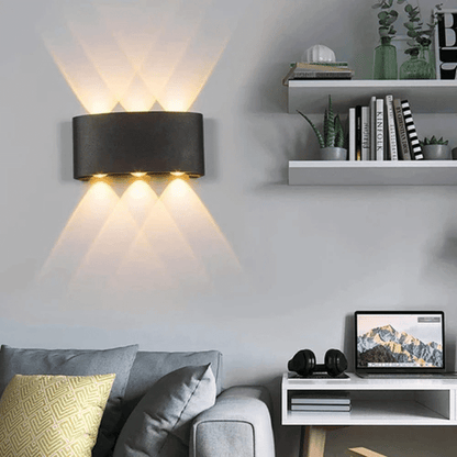 6W Modern Waterproof LED Wall Light 540lm