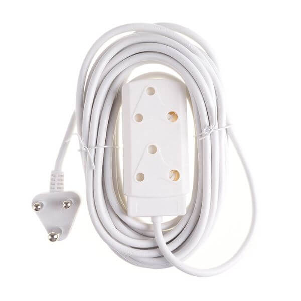 20m 2 Socket Electric Extension Cord