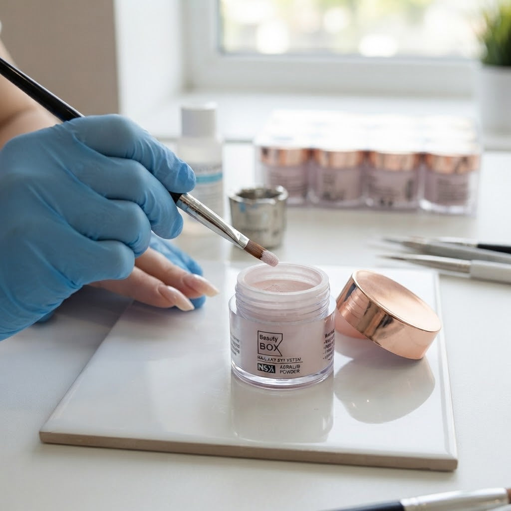 Pink Nude White Acrylic Nail Powder for Extensions
