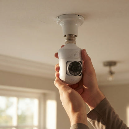 Wireless Light Bulb Security Camera
