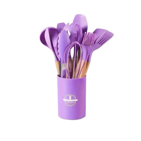 12-Piece Silicone Kitchen Utensil Cooking Tool Set