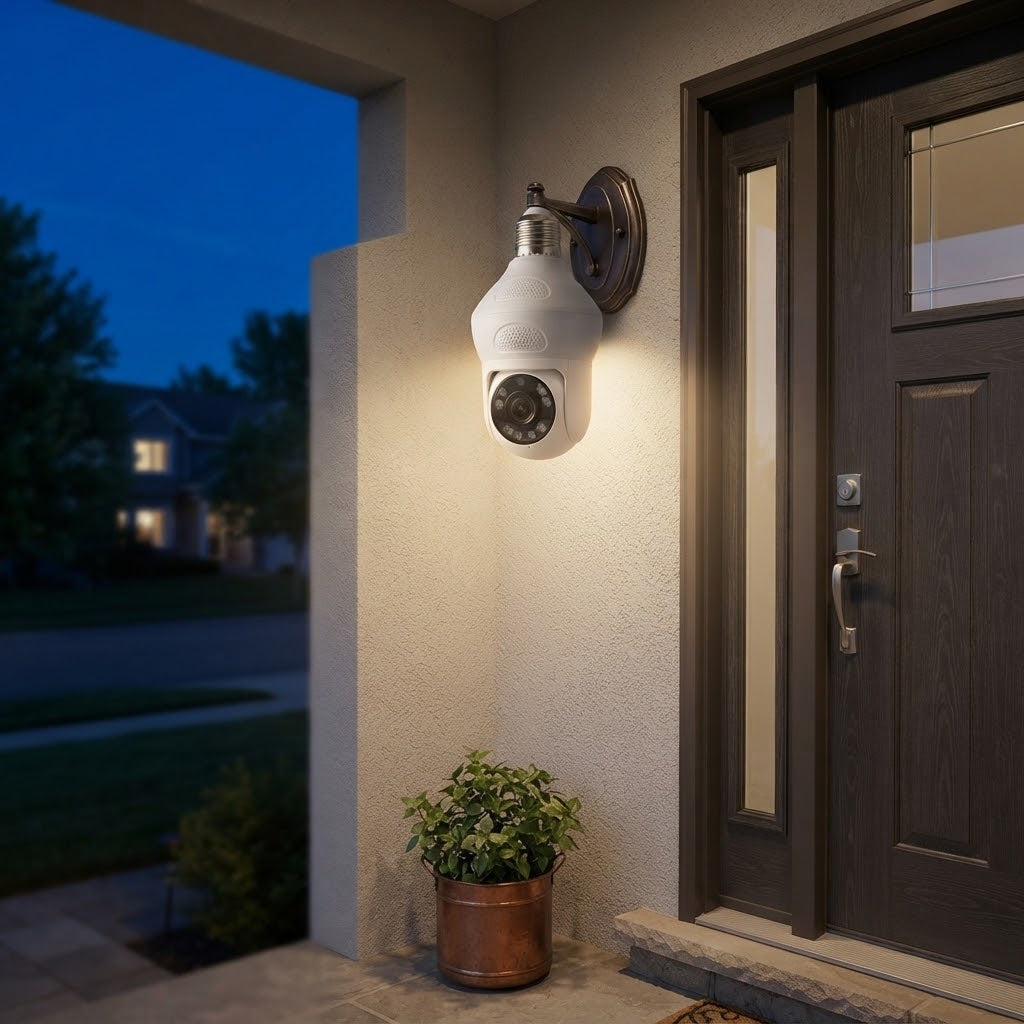 Wireless Light Bulb Security Camera