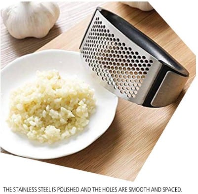 Stainless Steel Garlic Press Crusher and Mincer