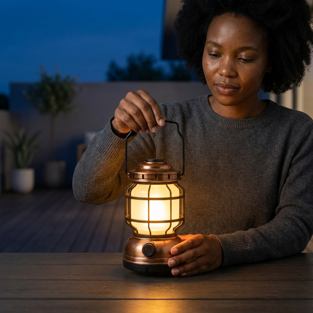 Portable Rechargeable Waterproof Outdoor Camping Lantern