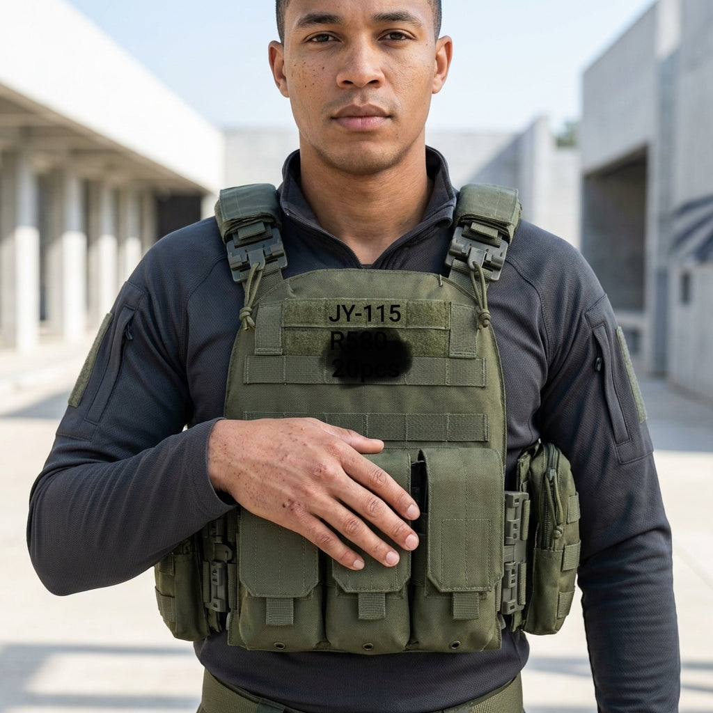 Tactical Vest Ceramic Armour Plates NIJ Level 3/4