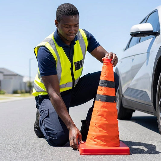 Collapsible Reflective Traffic Safety Cone