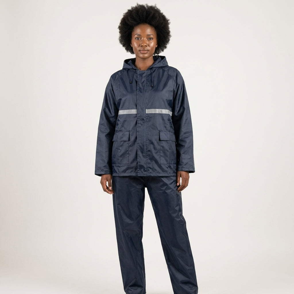 Industrial Waterproof Rain Jacket and Trousers Set