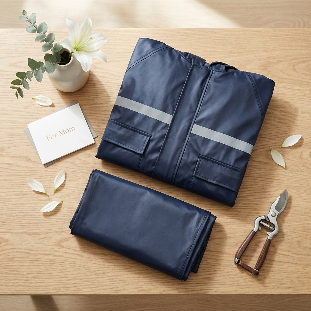 Industrial Waterproof Rain Jacket and Trousers Set