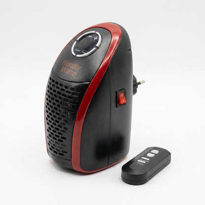 400W Wall-Mounted Portable Ceramic Fan Heater with Remote