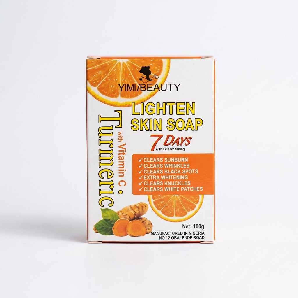 Turmeric Vitamin C Brightening Soap for Face and Body