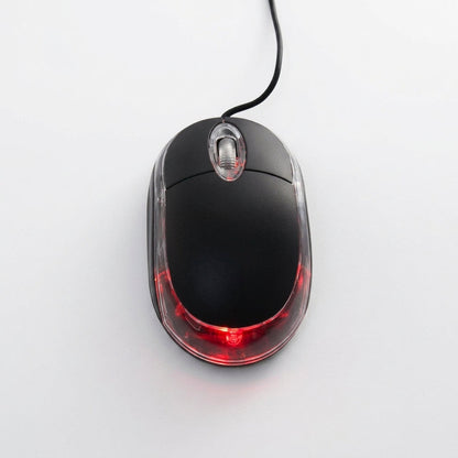 3D Optical LED Ergonomic Wired USB Mouse