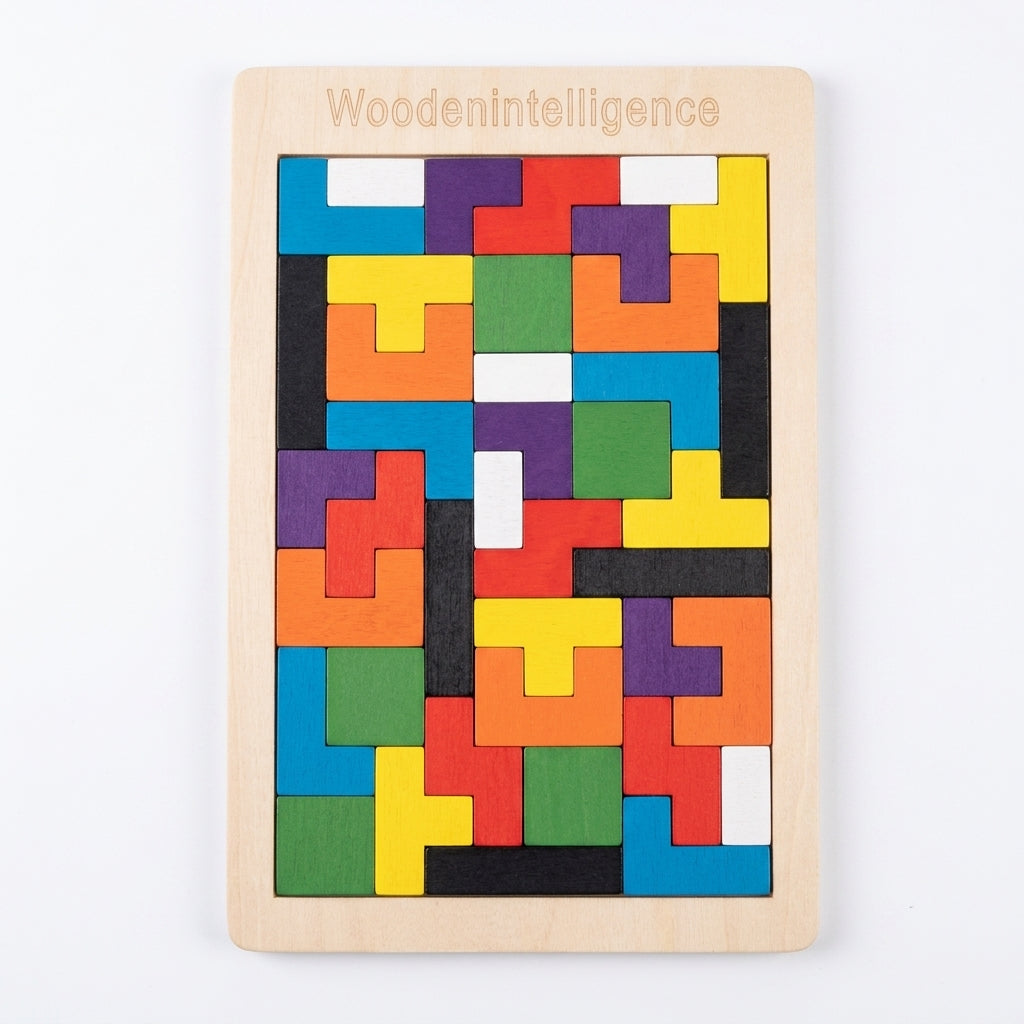 Wooden Square Puzzle Board