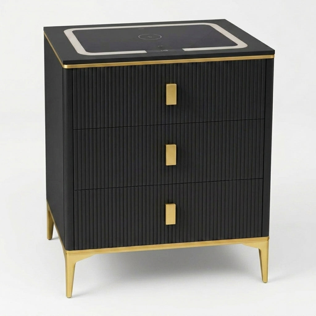 Modern Wireless Charging Nightstand
