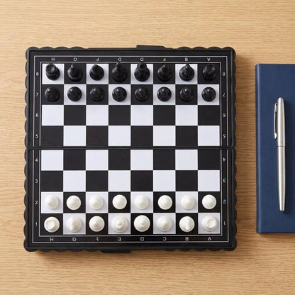 Kids Mini Magnetic Folding Travel Chess Board Game Toy