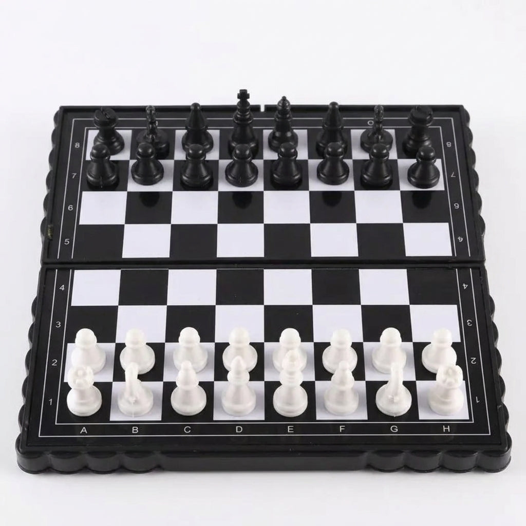 Kids Mini Magnetic Folding Travel Chess Board Game Toy