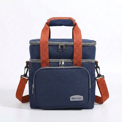 Waterproof Insulated Thermal Cooler Lunch Bag with Shoulder Strap