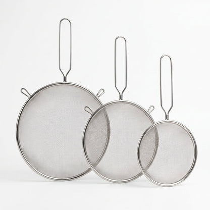 Heavy-Duty Stainless Steel Honey Filter with Ergonomic Handle