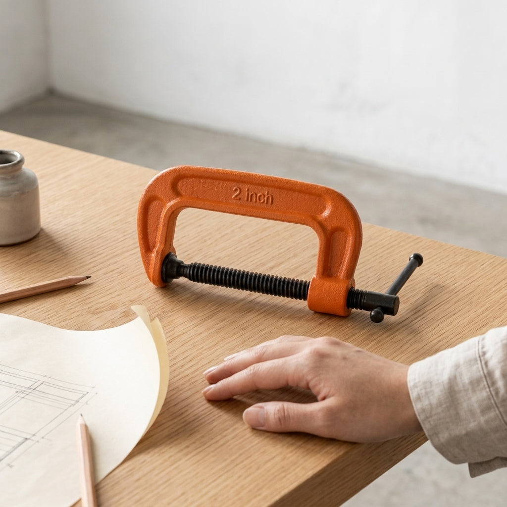 Heavy Duty G-Type Adjustable Pipe Clamp for DIY