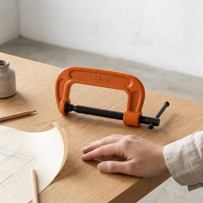 Heavy Duty G-Type Adjustable Pipe Clamp for DIY