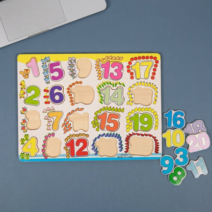 Kids Wooden Number Learning Puzzle