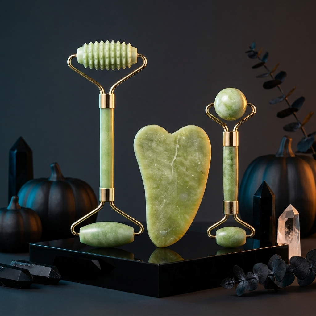 Anti-Aging Facial Massager and Gua Sha Set