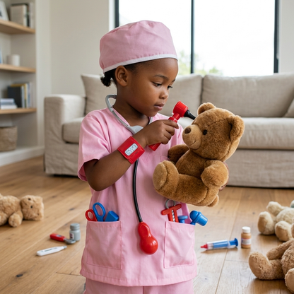 Kids Nurse Doctor Costume Pretend Play Toy
