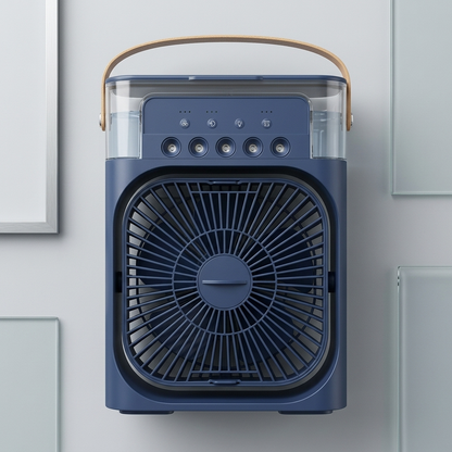 Portable LED Mini Air Cooler and Misting Fan
