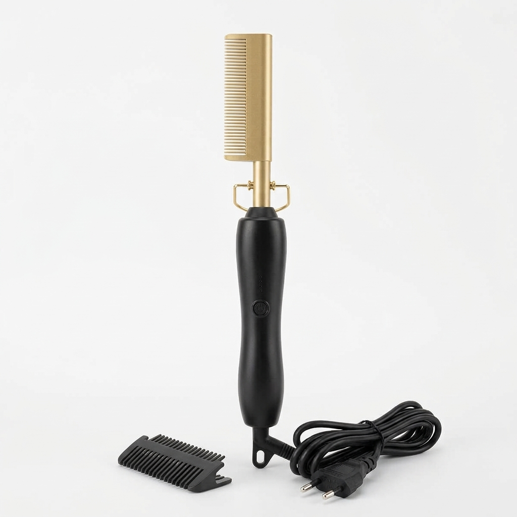 2-in-1 Electric Hair Styling Comb and Straightener