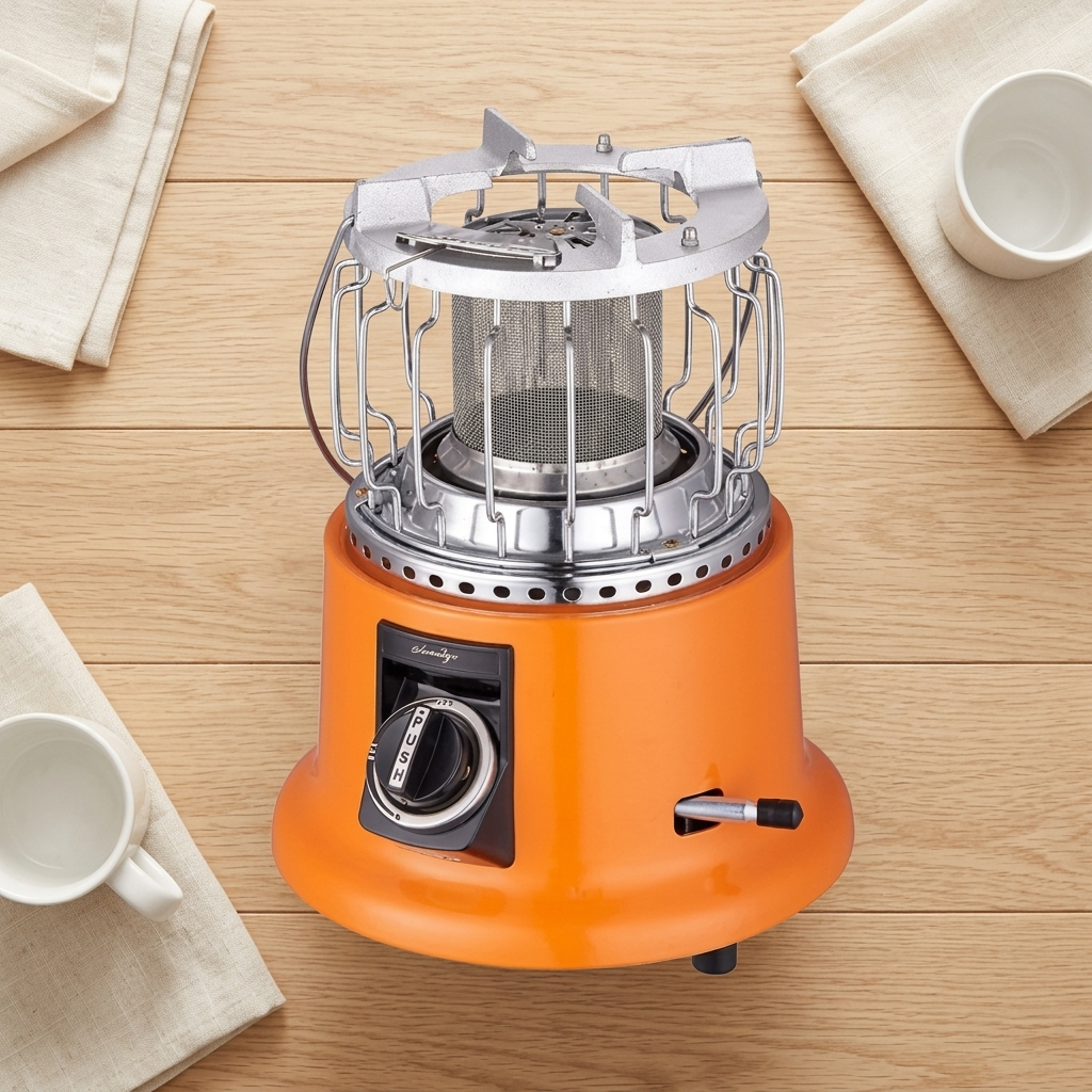 Portable 2-in-1 Outdoor Camping Gas Heater and Stove