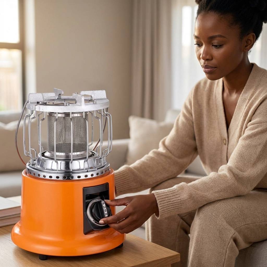 Portable 2-in-1 Outdoor Camping Gas Heater and Stove
