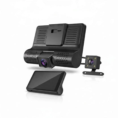3-in-1 WDR Full HD 1080P Car DVR Dash Camera