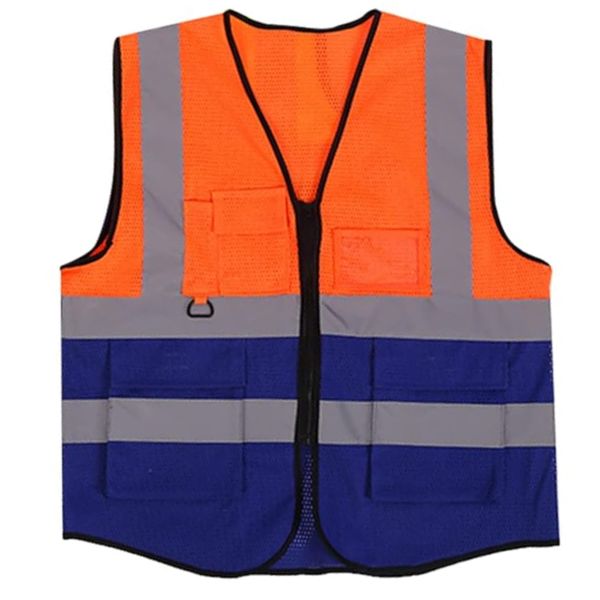 High-Visibility Reflective Signaling Safety Vest