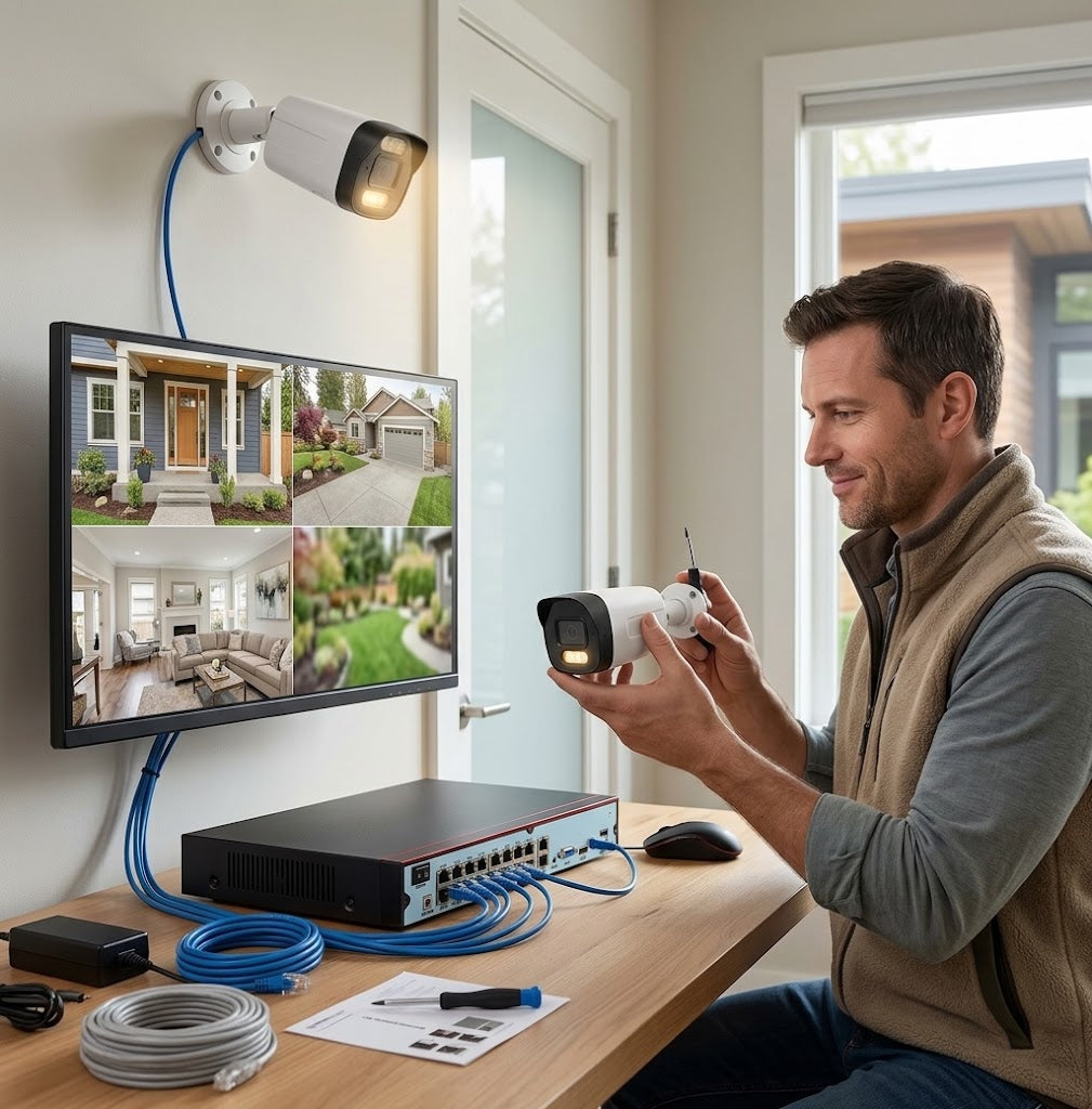 3MP 16-Channel NVR PoE Security Camera Kit